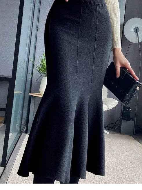 Women's Skirts Autumn Winter Fashion Long Skirts
